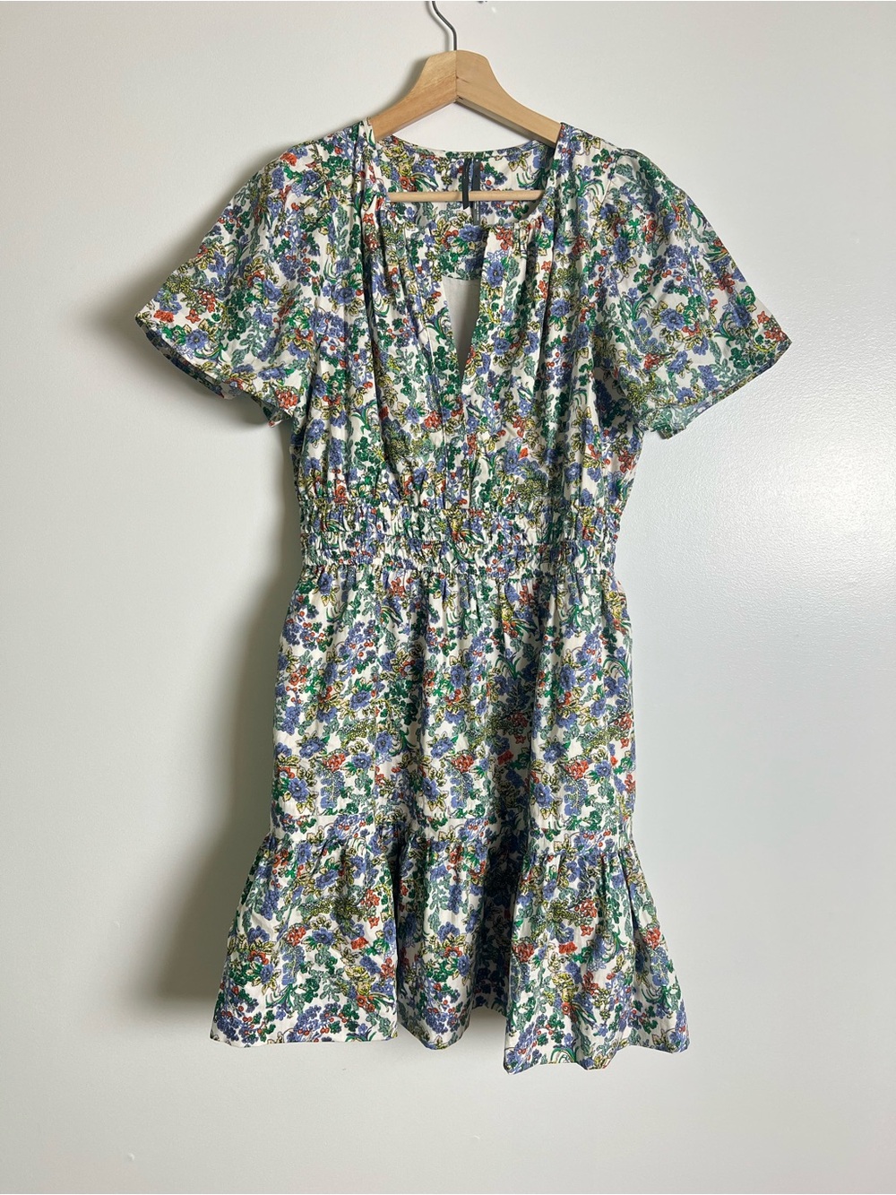 NWOT Anthropologie mini Somerset dress in Floral Print in size Medium